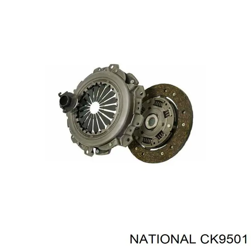 Купити CK9501 National Комплект зчеплення (диск, корзина, підшипник)