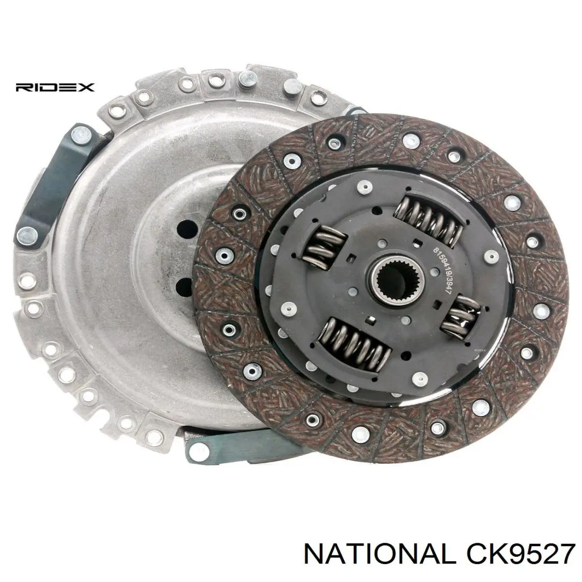 CK9527 National комплект зчеплення (3 частини)