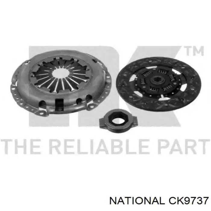 Комплект зчеплення (3 частини) National CK9737 ціна, від 84.90 USD