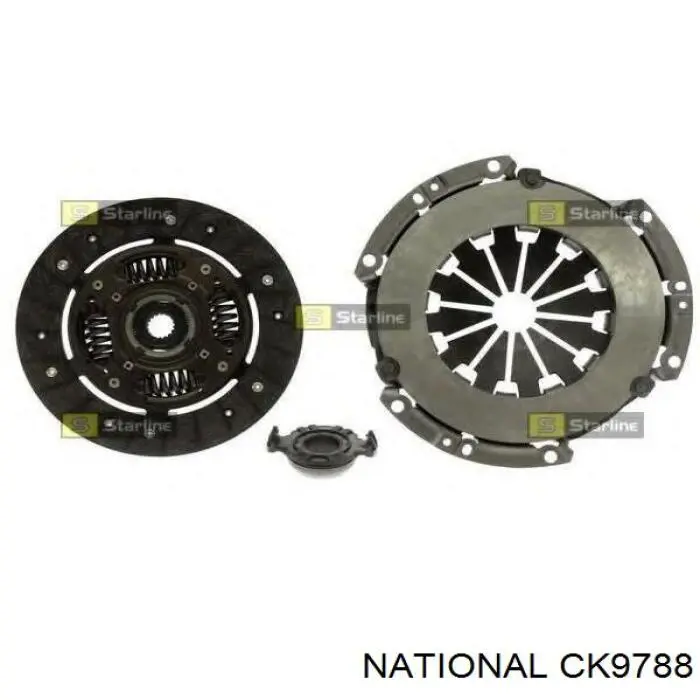 Купити CK9788 National Комплект зчеплення (диск, корзина, підшипник)