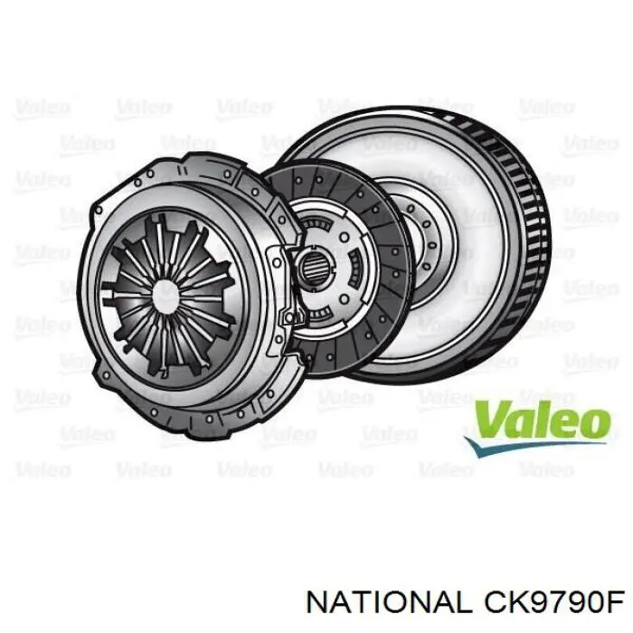 Купити CK9790F National Комплект зчеплення (диск, корзина, підшипник)