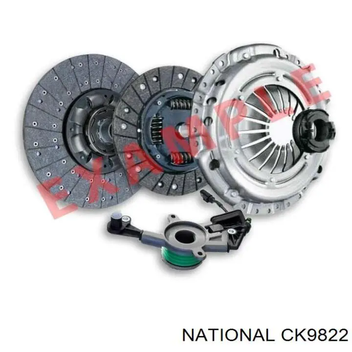 Комплект зчеплення (3 частини) National CK9822 ціна, від 131.90 USD