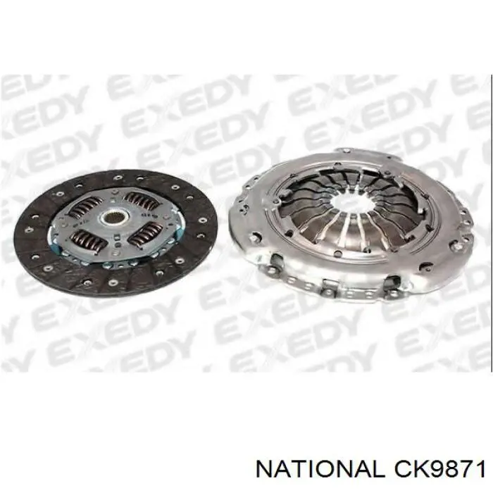 Комплект зчеплення (3 частини) National CK9871 ціна, від 82.03 USD
