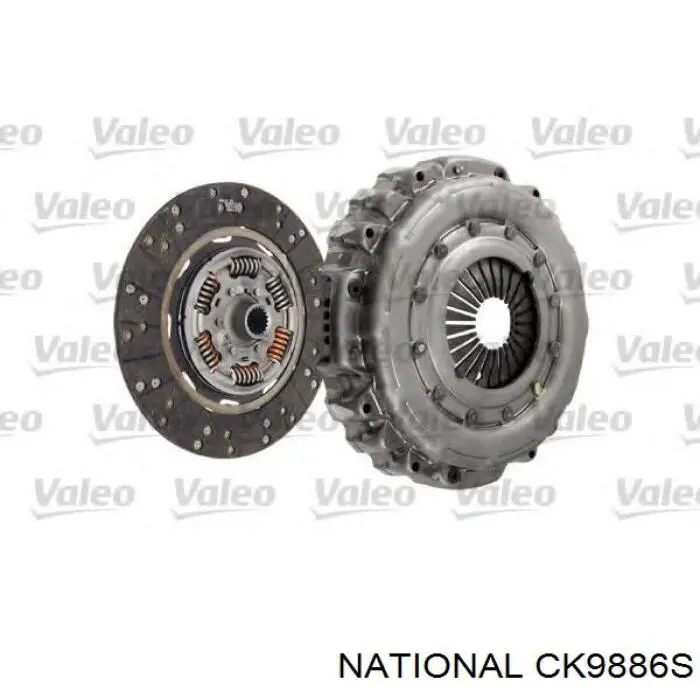 Купити CK9886S National Комплект зчеплення (диск, корзина, підшипник)