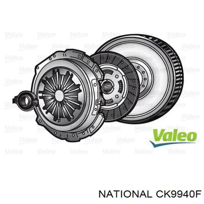 Комплект зчеплення (3 частини) National CK9940F ціна, від 296.43 USD