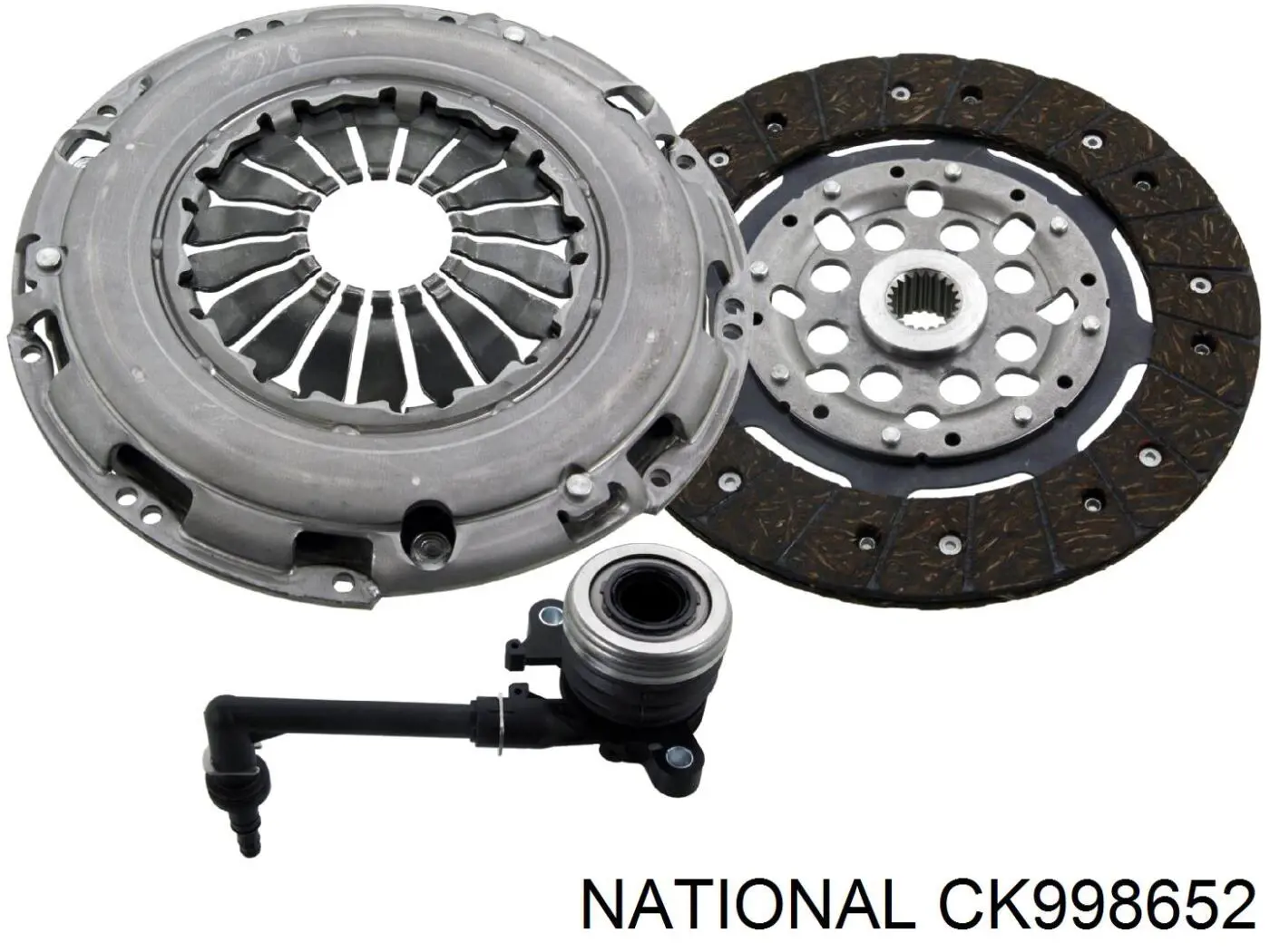 CK998652 National комплект зчеплення (3 частини)