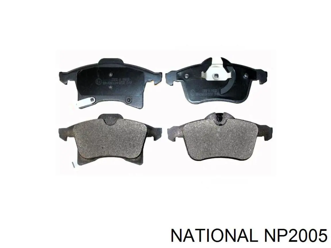 Передні тормозні колодки NP2005 National