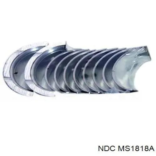 MS1818ASTD NDC вкладиші колінвала, корінні, комплект, стандарт (std)