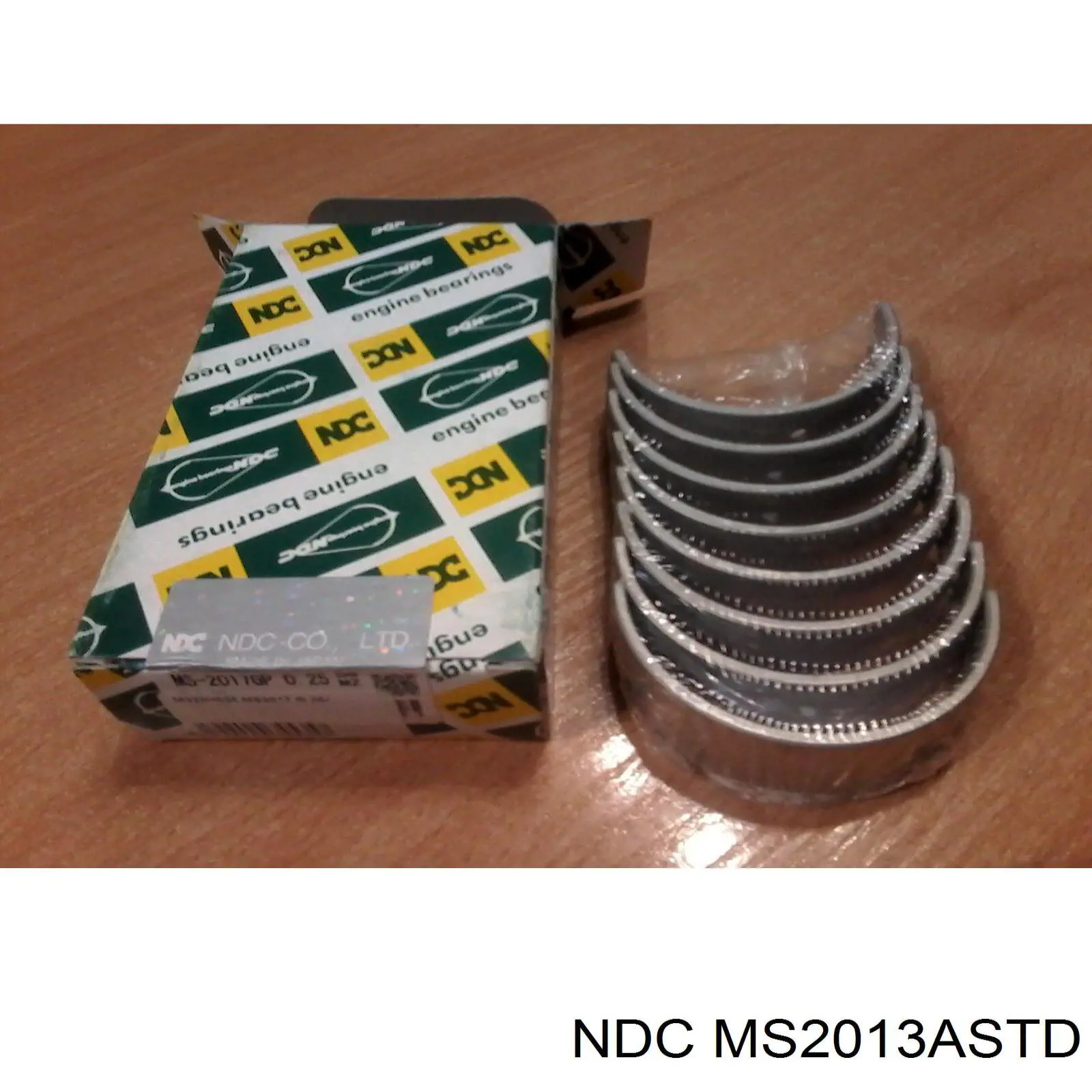 MS2013ASTD NDC вкладиші колінвала, корінні, комплект, стандарт (std)