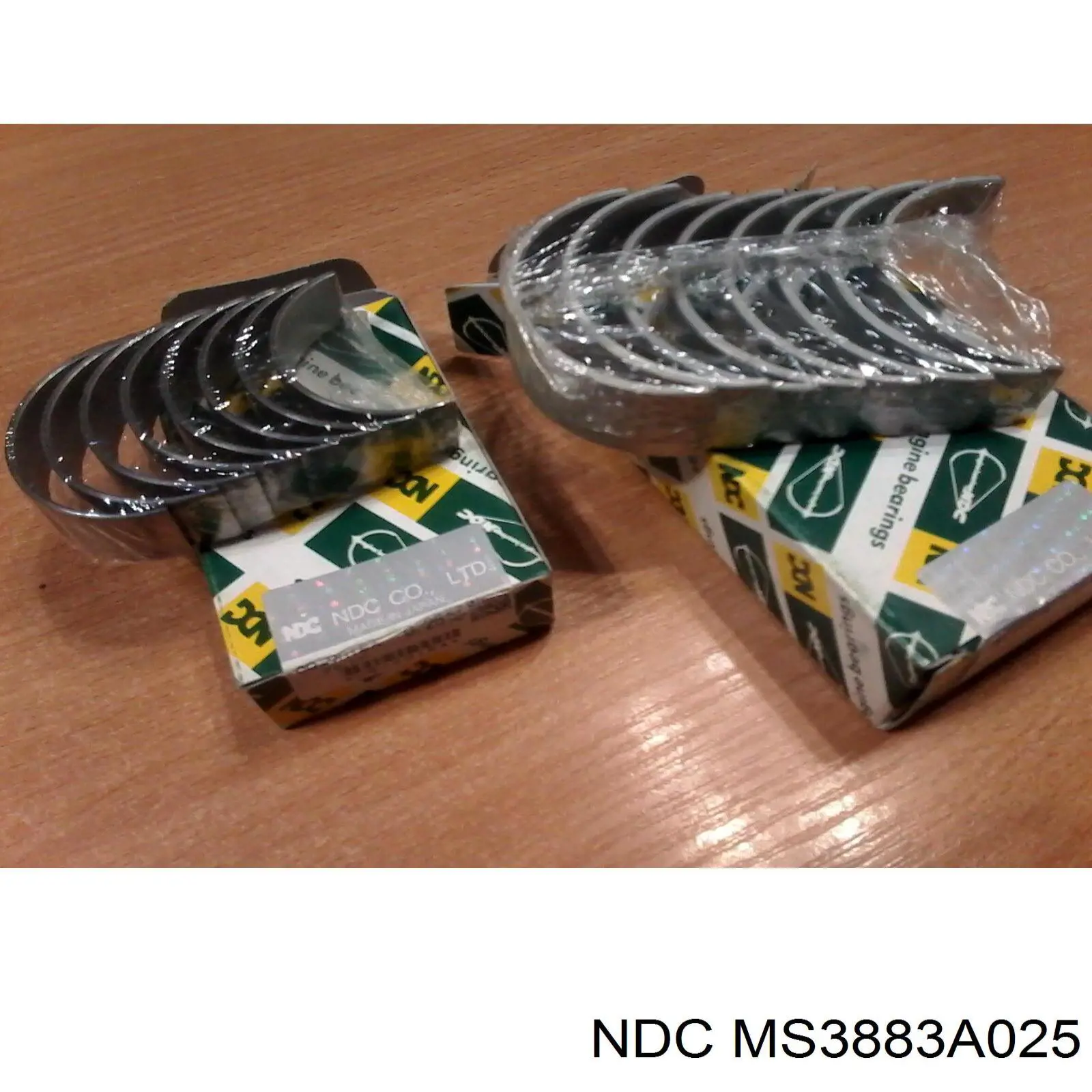 Вкладиші коленвала, корінні, комплект, 1-й ремонт (+0,25) NDC MS3883A025 ціна, від 14.34 USD