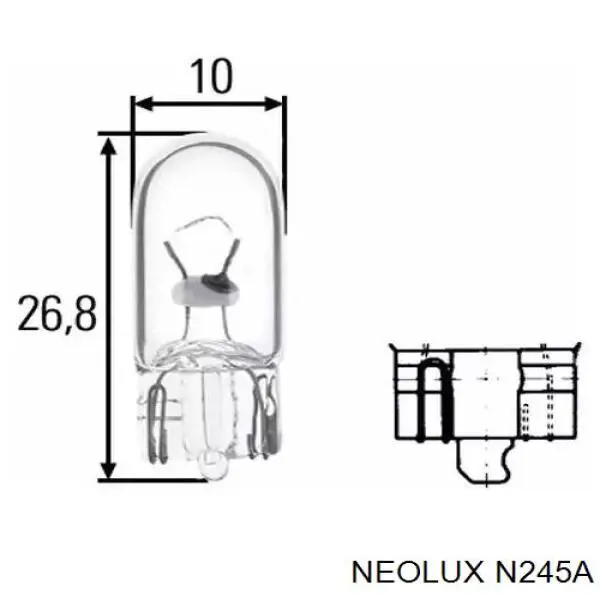 Лампочка 8GA002071051 HELLA