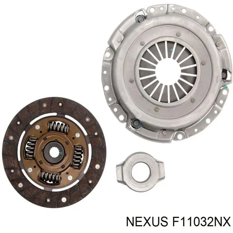 F11032NX Nexus комплект зчеплення (3 частини)