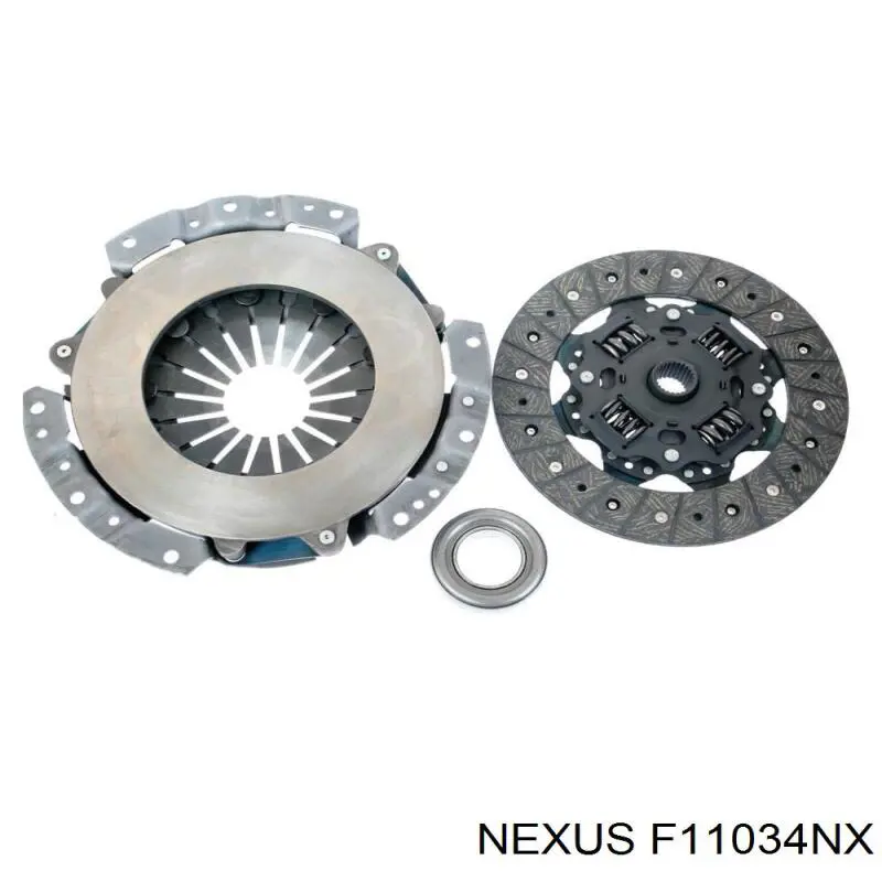 F11034NX Nexus комплект зчеплення (3 частини)