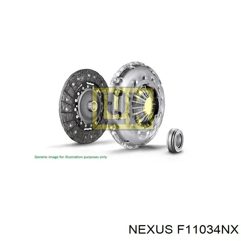 Комплект зчеплення (3 частини) Nexus F11034NX ціна, від 114.16 USD
