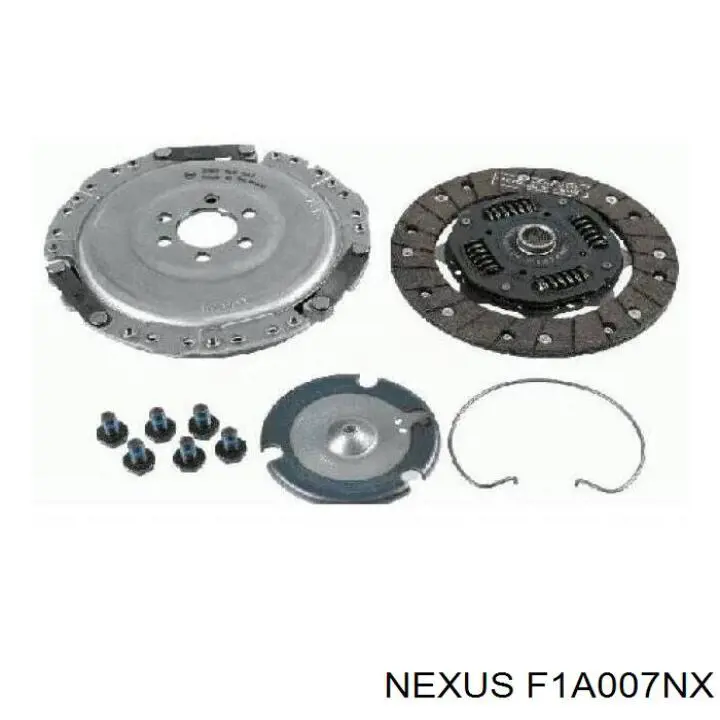F1A007NX Nexus комплект зчеплення (3 частини)