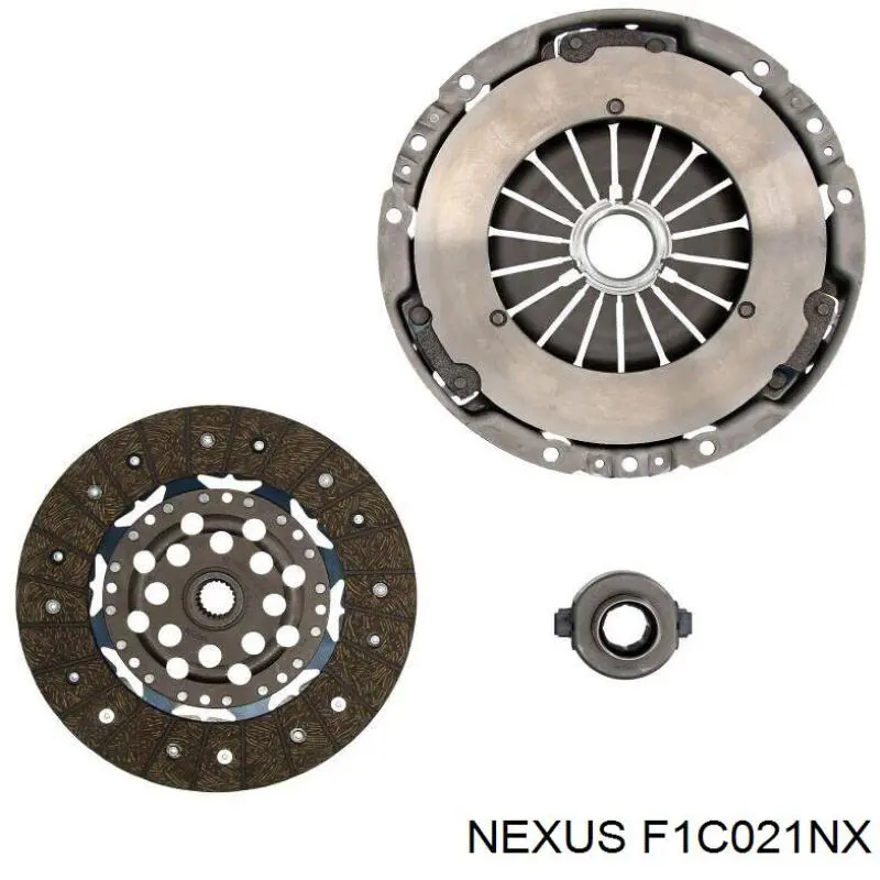 Комплект зчеплення (3 частини) Nexus F1C021NX ціна, від 191.79 USD