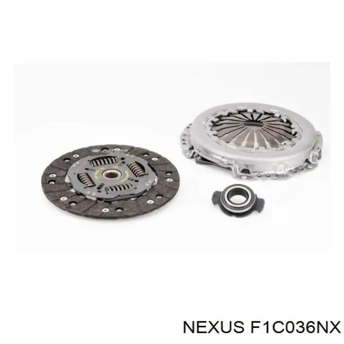 F1C036NX Nexus комплект зчеплення (3 частини)