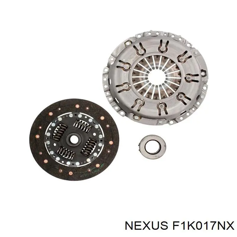 F1K017NX Nexus комплект зчеплення (3 частини)