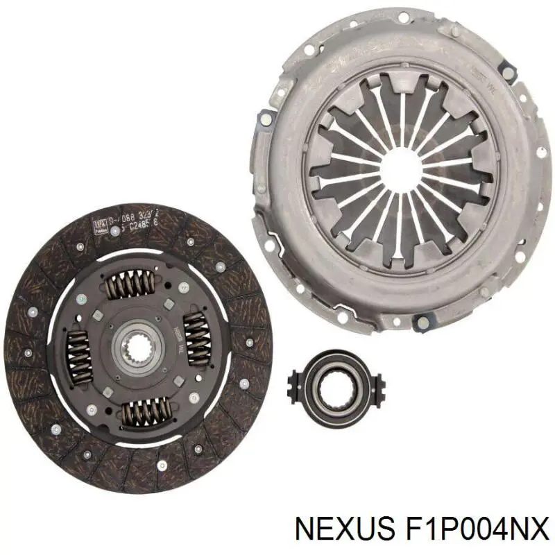 F1P004NX Nexus комплект зчеплення (3 частини)
