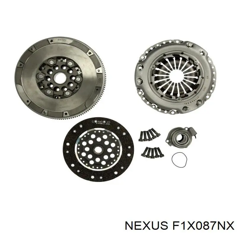 Комплект зчеплення (3 частини) Nexus F1X087NX ціна, від 324.26 USD