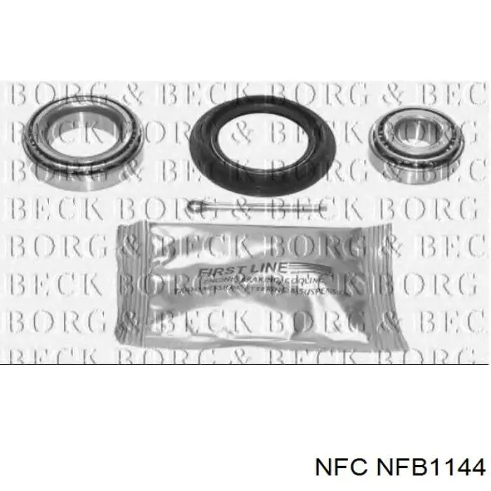 Підшипник маточини передньої/задньої NFC NFB1144