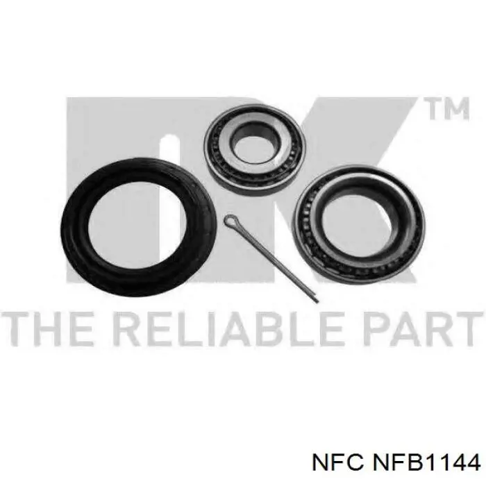 Підшипник маточини передньої/задньої NFC NFB1144 ціна, від 6.32 USD