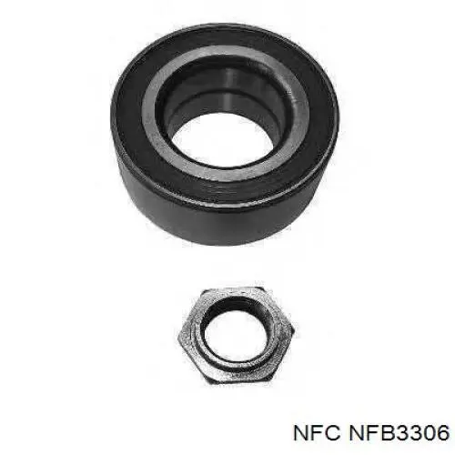 Комплект підшипник маточини передньої NFC NFB3306 ціна, від 10.36 USD