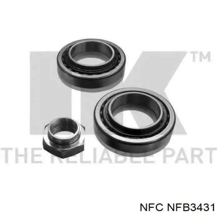 Купити NFB3431 NFC Підшипник ступиці передньої
