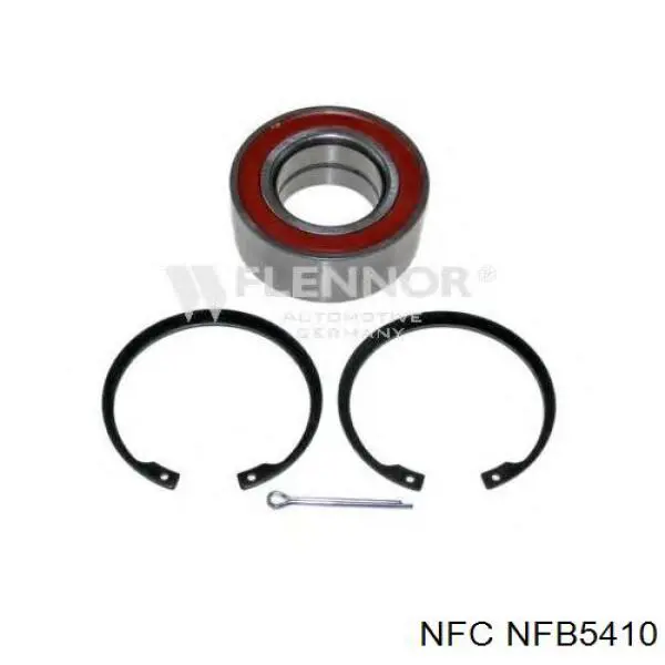 Комплект підшипник маточини передньої NFC NFB5410 ціна, від 12.87 USD
