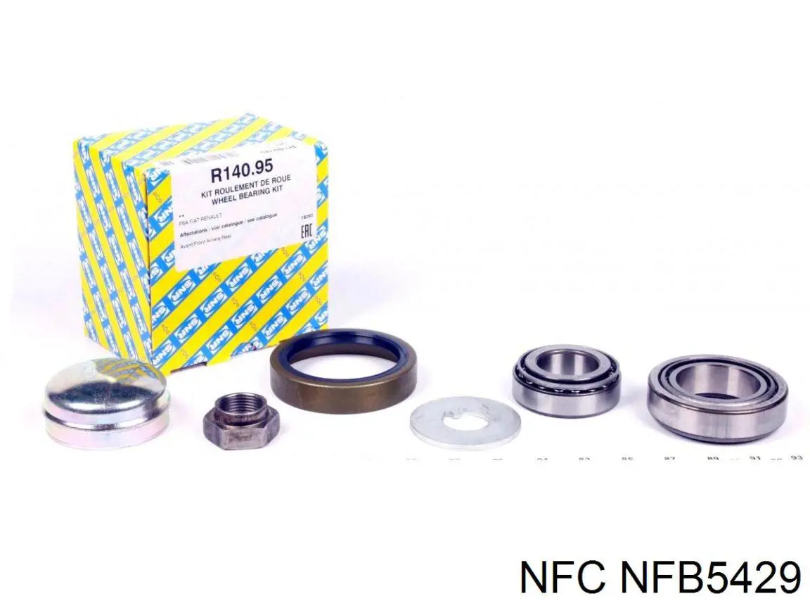 Підшипник задньої ступиці NFB5429 NFC
