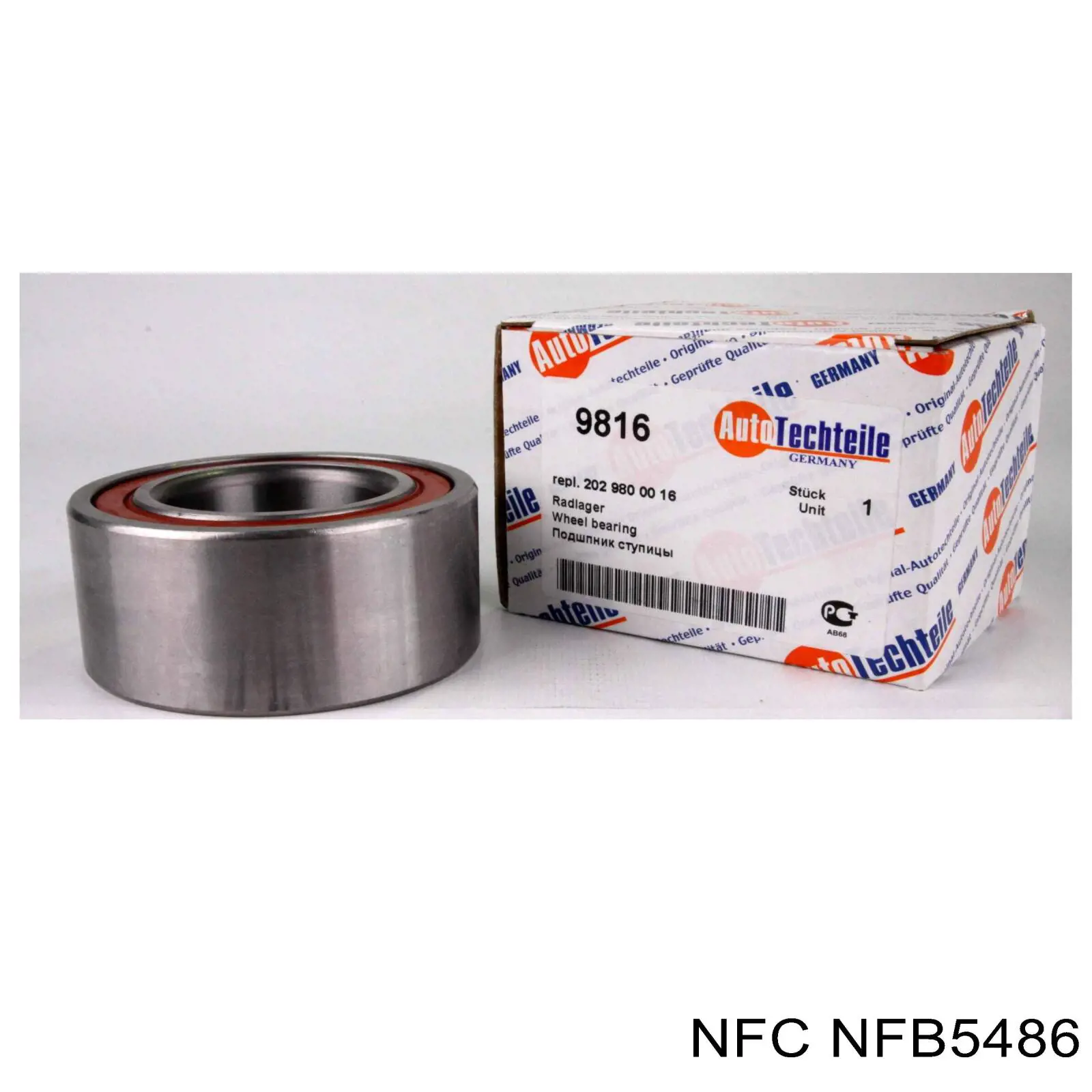Підшипник маточини передньої/задньої NFC NFB5486