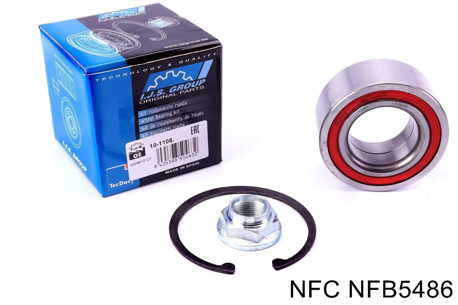 Підшипник маточини передньої/задньої NFB5486 NFC