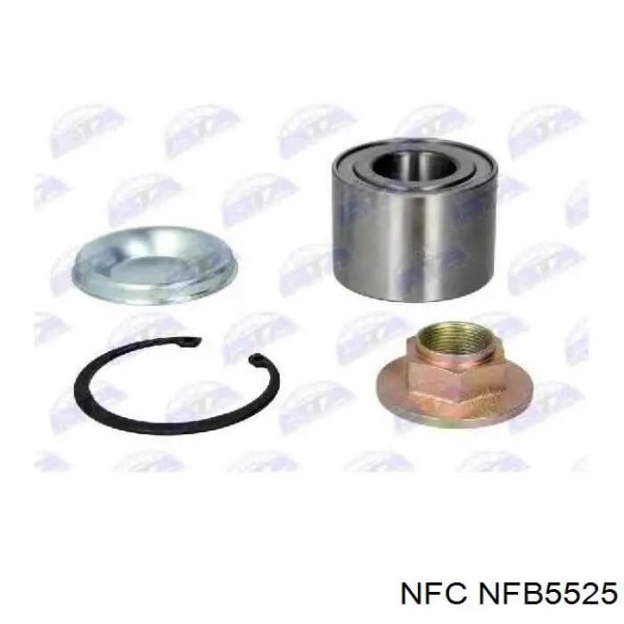 Підшипник маточини задньої NFC NFB5525 ціна, від 12.02 USD