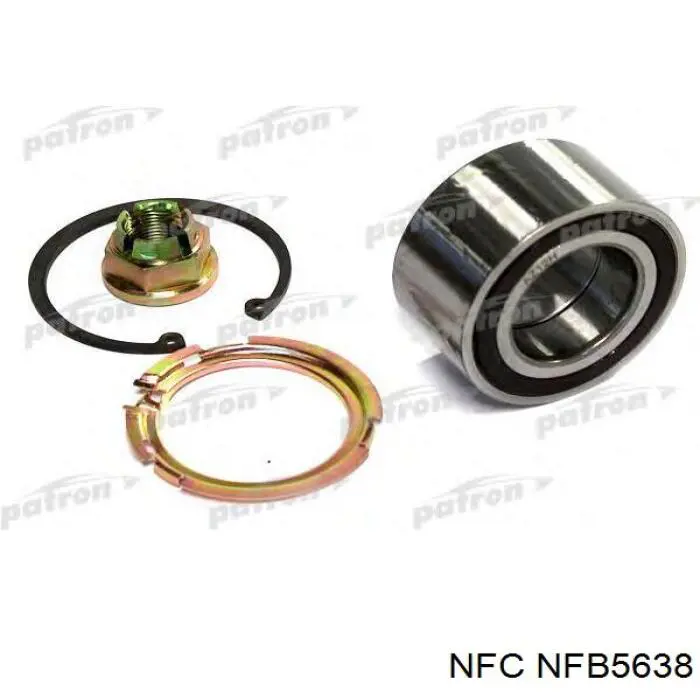 Комплект підшипник маточини передньої NFC NFB5638 ціна, від 20.42 USD