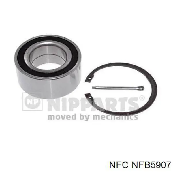 Комплект підшипник маточини передньої NFC NFB5907 ціна, від 12.00 USD