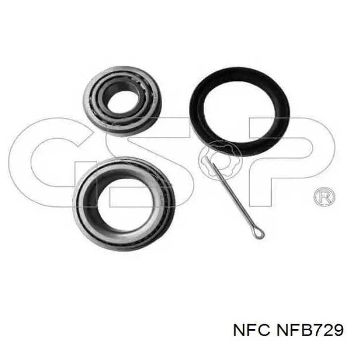 NFB729 NFC Підшипник ступиці задньої