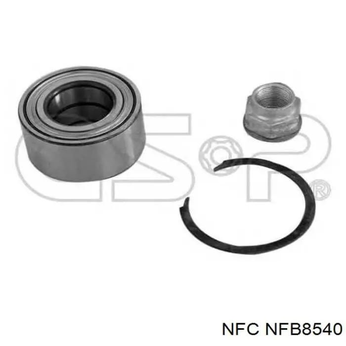 Комплект підшипник маточини передньої NFC NFB8540 ціна, від 19.97 USD