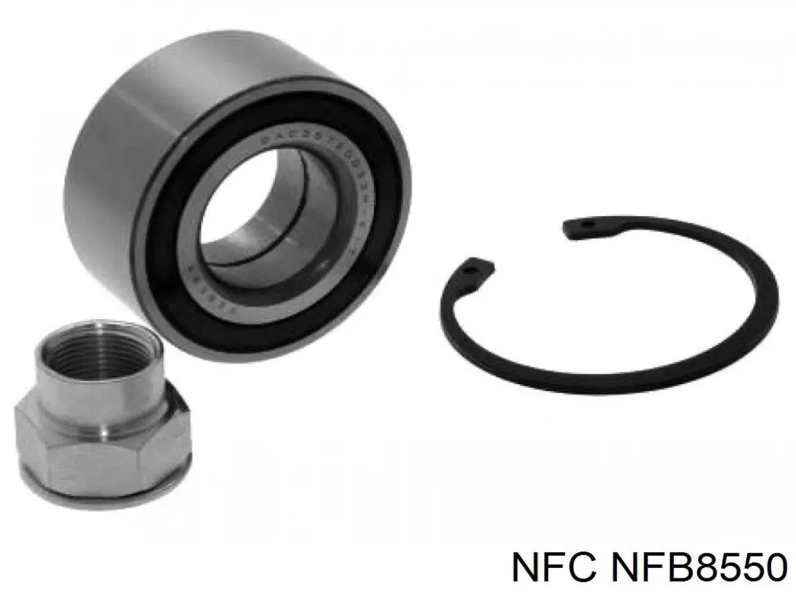 Комплект підшипник маточини передньої NFC NFB8550 ціна, від 15.89 USD