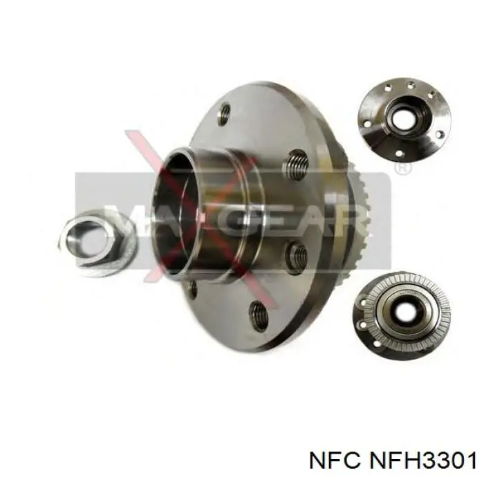 Маточина колеса передня NFC NFH3301 ціна, від 33.82 USD
