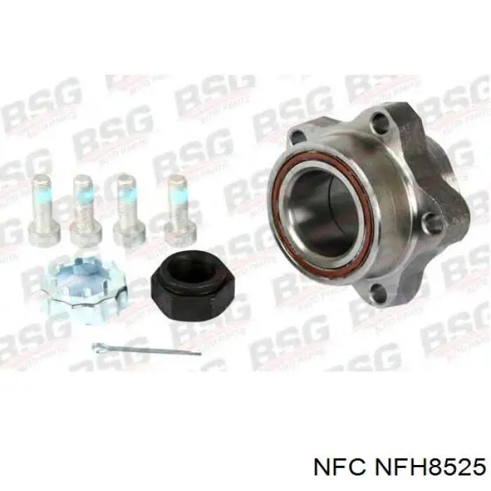 Комплект підшипник маточини передньої NFC NFH8525 ціна, від 38.03 USD