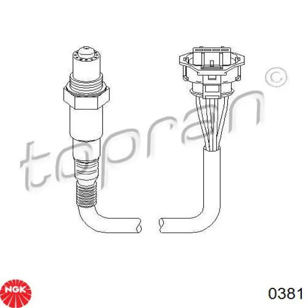 Лямбдазонд, датчик кисню до каталізатора OSM032 Magneti Marelli