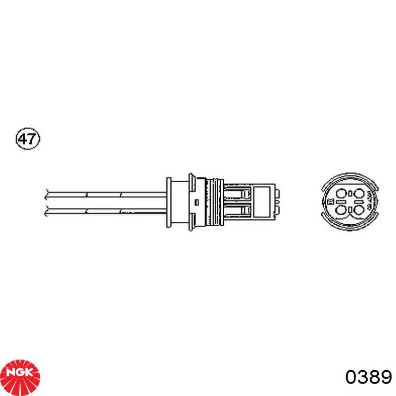 Лямбда-зонд 258006123 Bosch