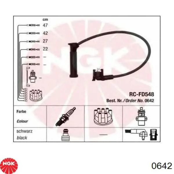 Дроти запалювання Bosch 986356805 ціна, від 21.61 USD