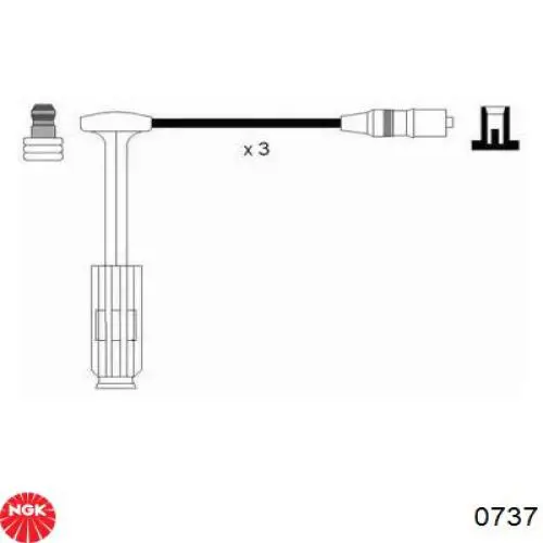 Дроти запалювання Bosch 986356329 ціна, від 45.28 USD