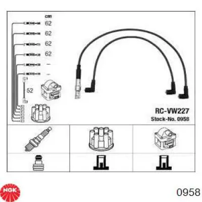 Дроти запалювання Bremi 962 ціна, від 30.76 USD