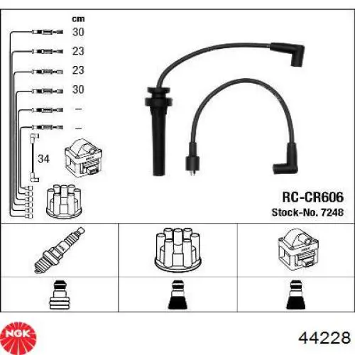 Купити 6714072 Denso Провід високовольтні, комплект