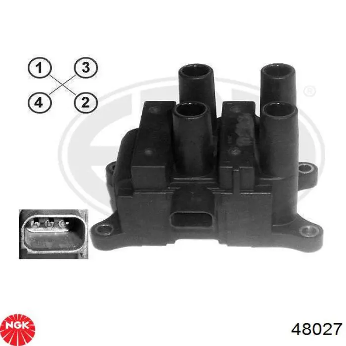 Купити 48027 NGK Котушка запалювання