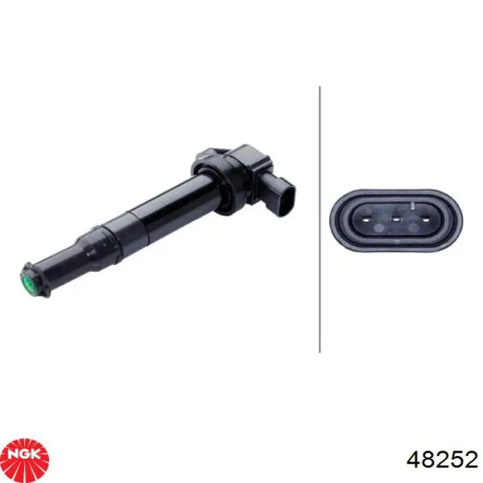 Купити 48252 NGK Котушка запалювання