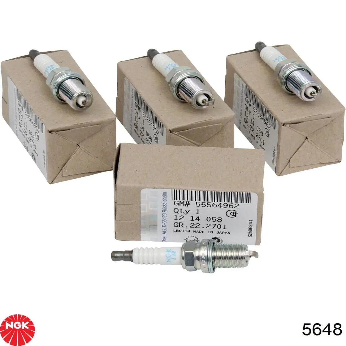 Свічки NGK 5648