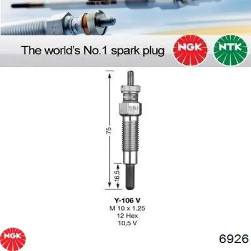 ENT620036 Engitech Свічки розжарювання